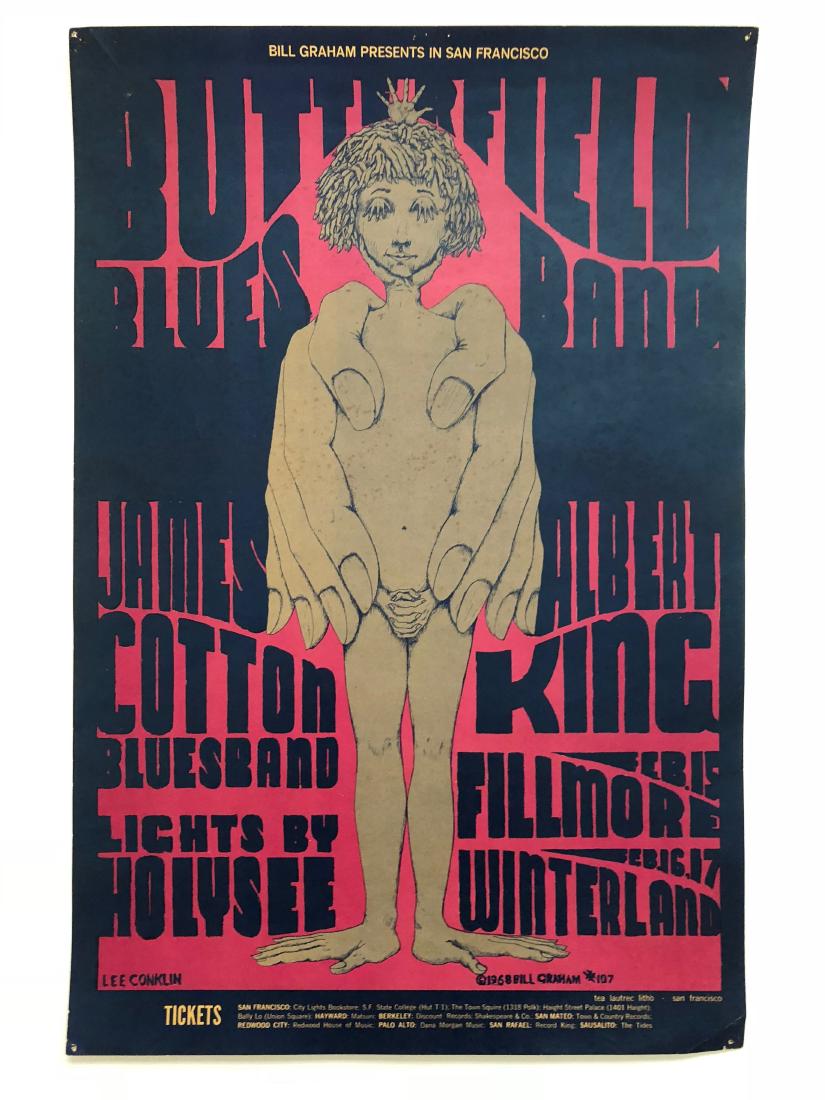 The Paul Butterfield Blues Band Poster - BG107 - 1ST (1 of 1)