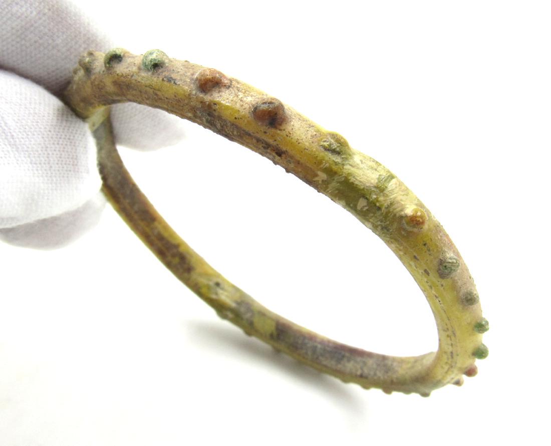 Ancient Byzantine Glass Decorated Bracelet (1 of 3)