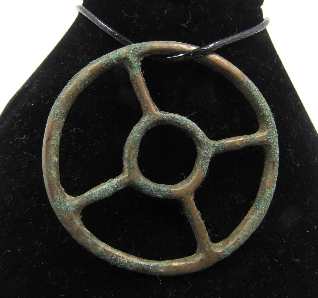 Ancient Bronze Age Sun Amulet (1 of 3)