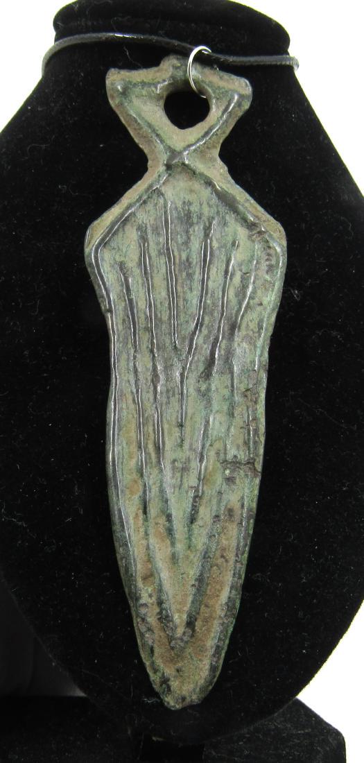 Medieval Viking Era Bronze Warriors Sword Pendant (1 of 2)