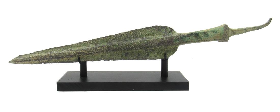 Ancient Greek Bronze Sword on Stand (1 of 3)