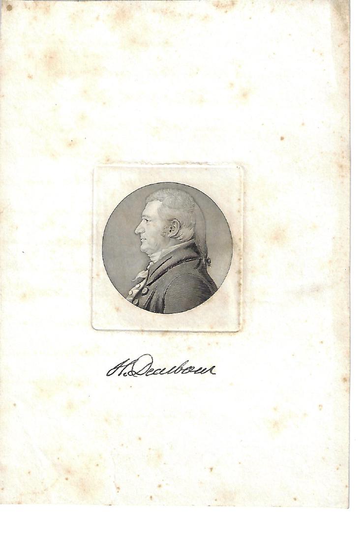 RARE Engraving of Henry Dearborn w/ Original Signature (1 of 1)