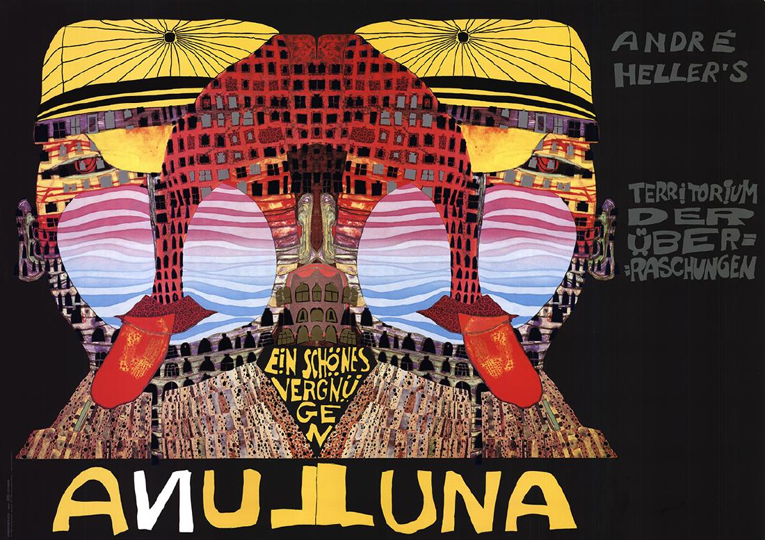 Friedensreich Hundertwasser Serigraph Luna Luna (1 of 1)