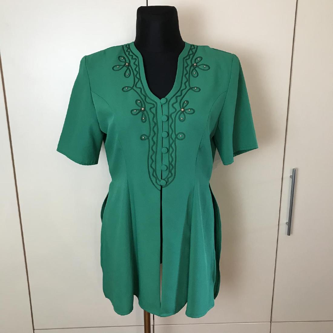 Vintage Women's Blouse Shirt Jacket Size US 12 UK 16 (1 of 8)