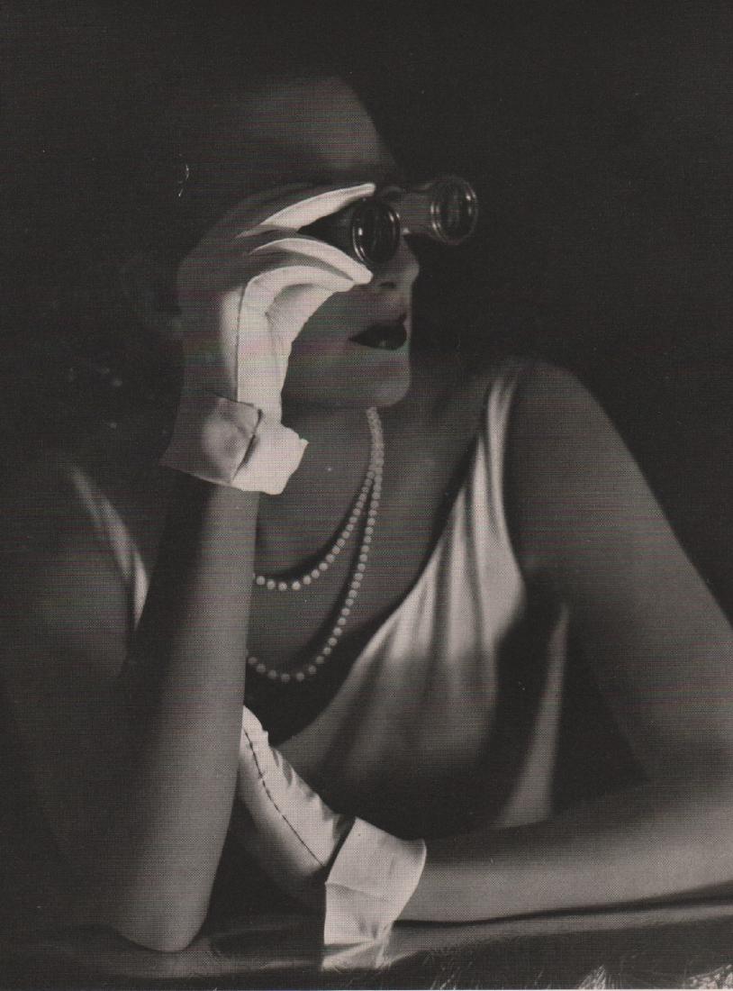 GEORGE HOYNINGEN-HUENE - Opera glasses: Artist: GEORGE HOYNINGEN-HUENE Print Title: Opera glasses Printing Date: 1932 Medium: Photoengraving Printed in: Germany Image Size approx.: 7 x 5.5” Hoyningen-Huene was a seminal fashion photograph