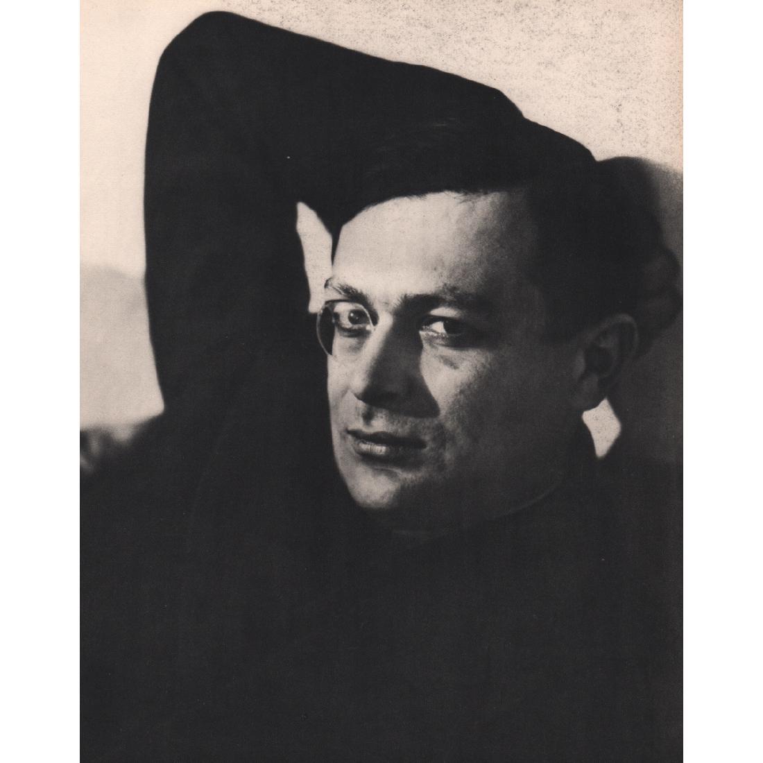 MAN RAY - Tristan Tzara: Artist: MAN RAY Print Title: Tristan Tzara Medium: Sheet-fed Gravure Printing Date: 1930's Printed in France Image size approx. 8.5 x 11 inches Man Ray, original name Emmanuel Radnitzky, was born on A