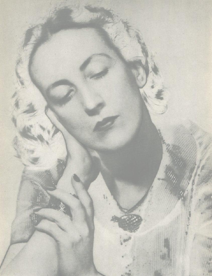 MAN RAY - Solarized portrait: Artist: MAN RAY Print Title: Solarized portrait Medium: Photoengraving Printed 1937 in the US Image size (inches) approx. 9 x 7” Man Ray was an American visual artist who spent most of his career in