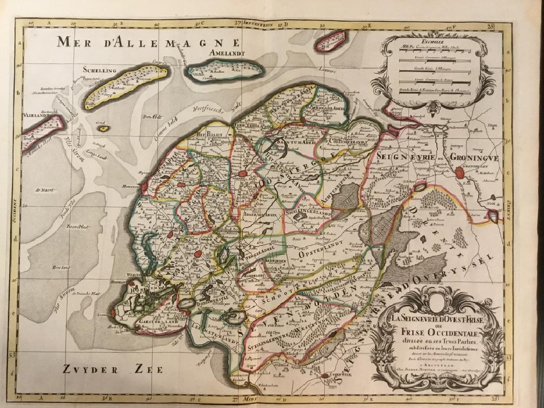 Friesland (Netherlands): Title/Content of Map: Friesland (Netherlands) Date: c1690’s Size: 21x24” By P. Mortier. Amsterdam. Hand colored. Please note that this lot has a confidential reserve. When you leave a bid in advan