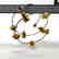Baltic amber spiral bracelet bicolour beads 9-18mm - 3