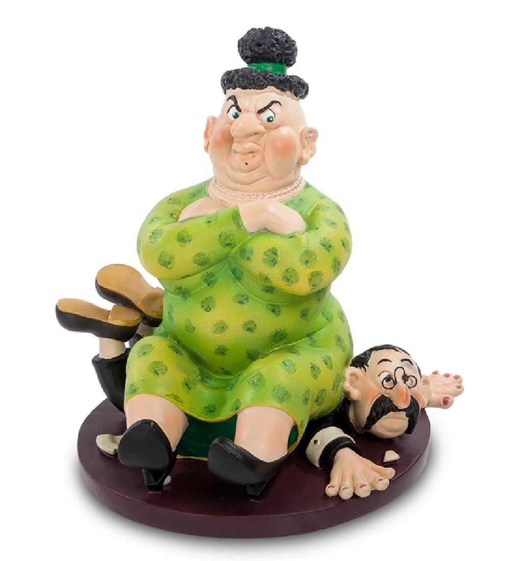 After Albert Dubout: Catch Le Feminin Statue (1 of 5)