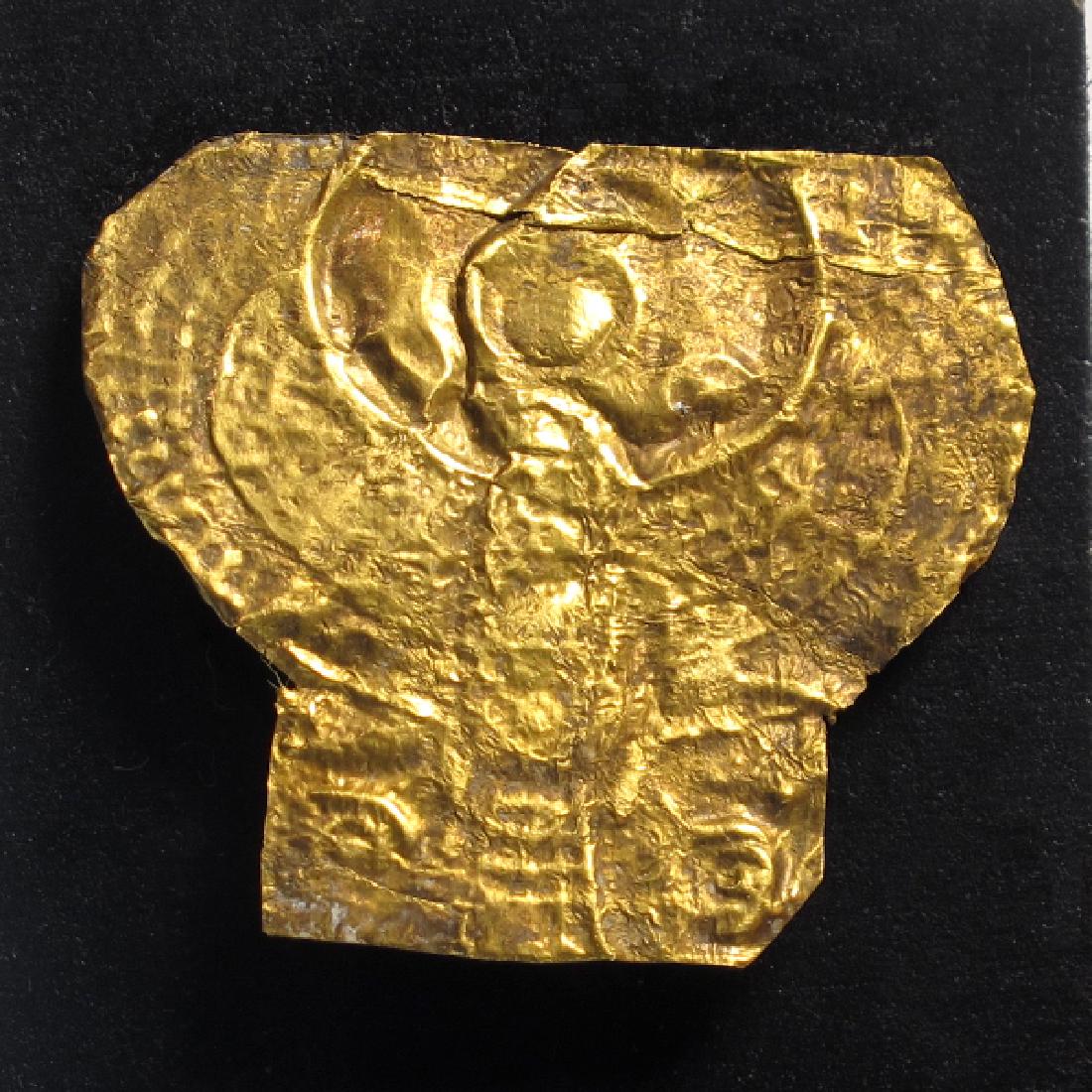 Egyptian Gold Ra-Horakhty Applique, c. 660-330 B.C. (1 of 4)