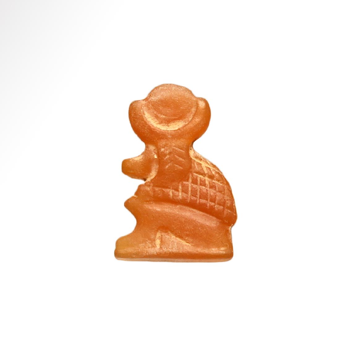 Egyptian Cornelian Amulet, Thoth the Baboon, (1 of 3)