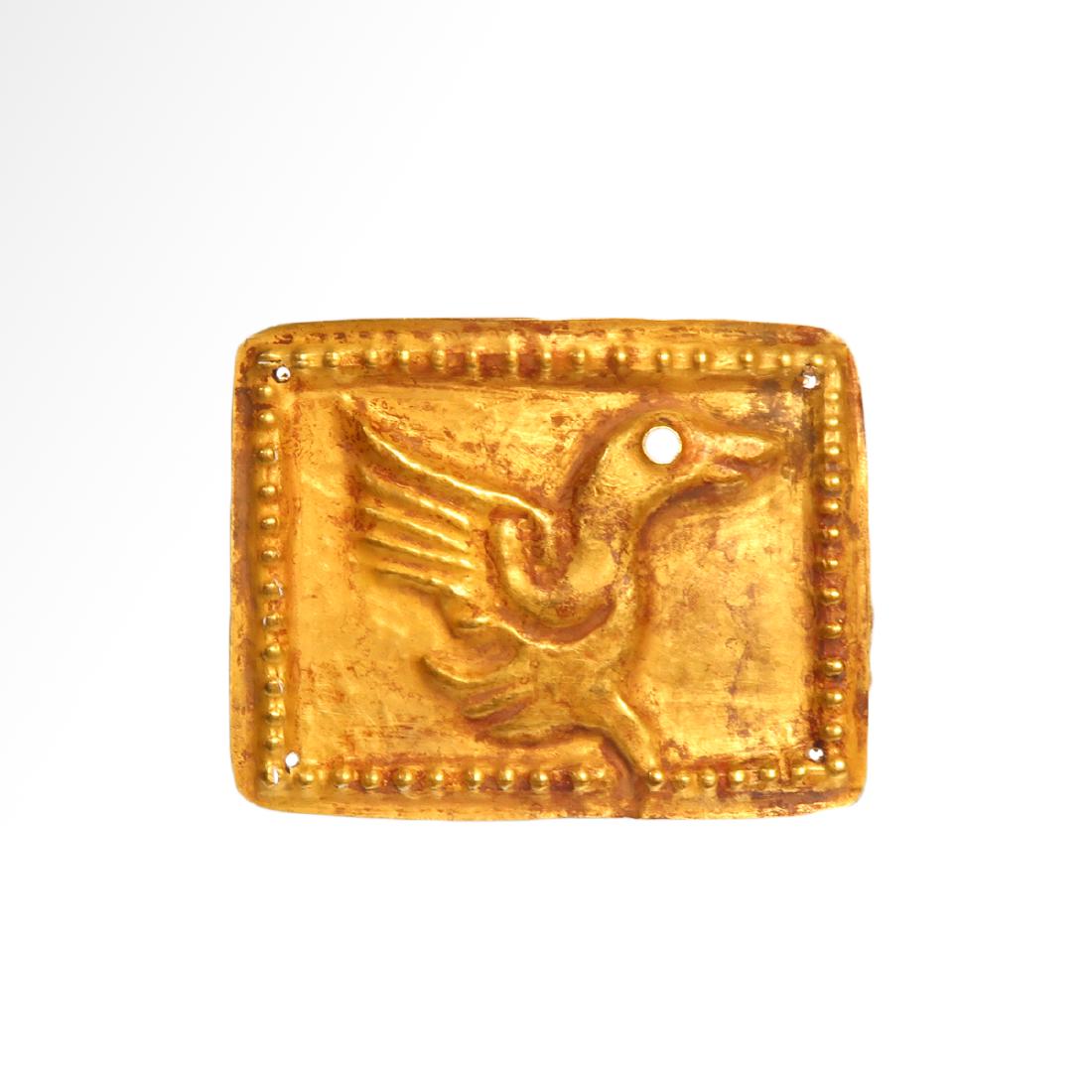 Scythian Gold Plaque with Bird, c. 5th Century B.C. (1 of 3)