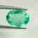 1.23 Ct Genuine Loose Zambian Emerald Nice Oval cut Top