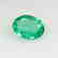 1.23 Ct Genuine Loose Zambian Emerald Nice Oval cut Top - 2