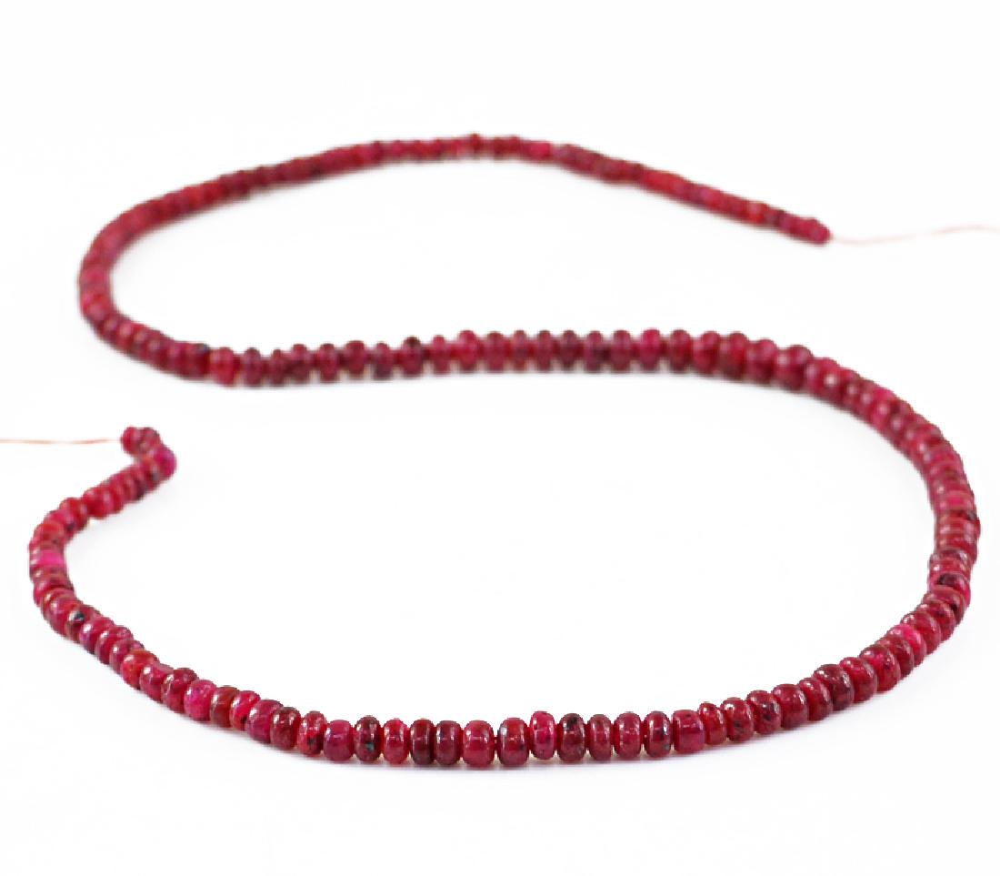Red Ruby Beads Single Strand (1 of 2)