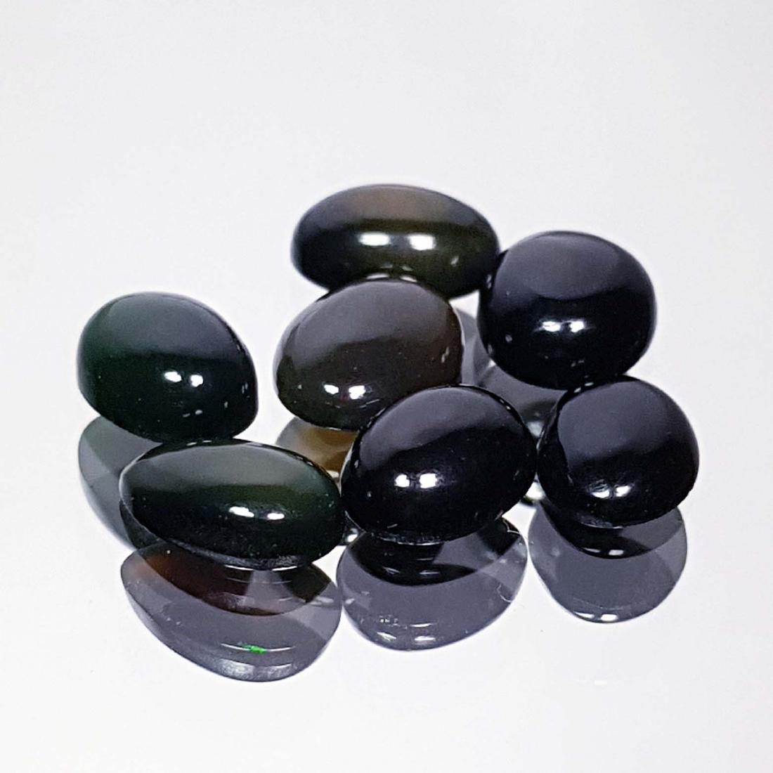 7 Pcs Of Black Opal - 3.94 ct (1 of 4)