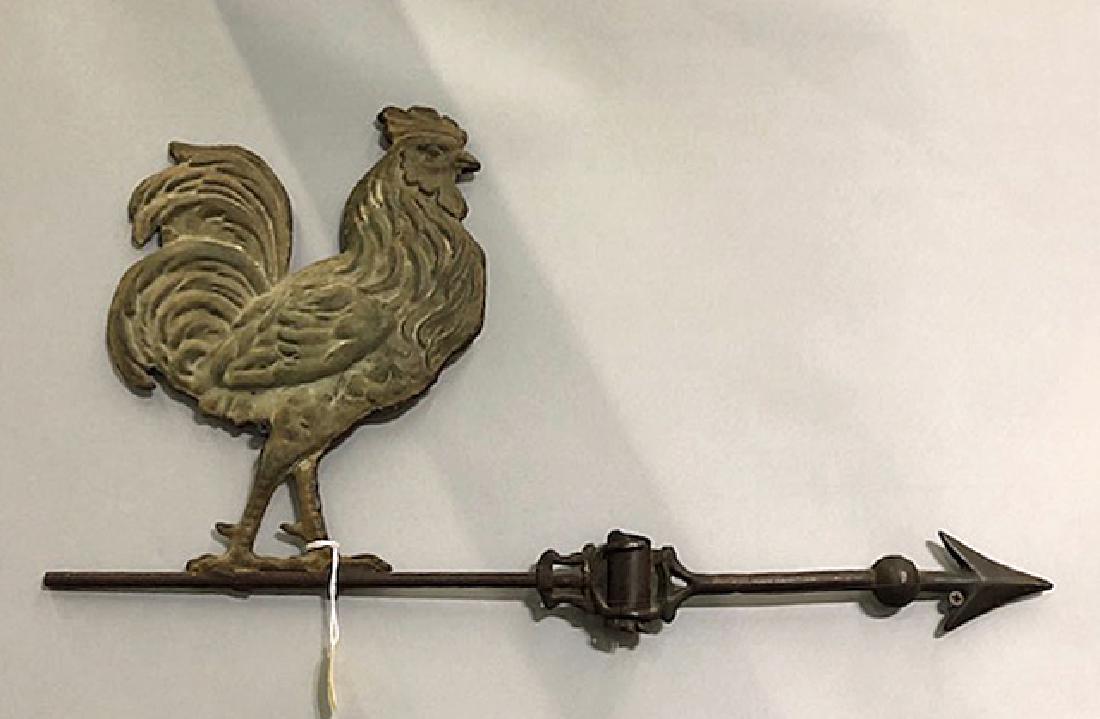 Zinc & Tin Rooster Weathervane (1 of 3)