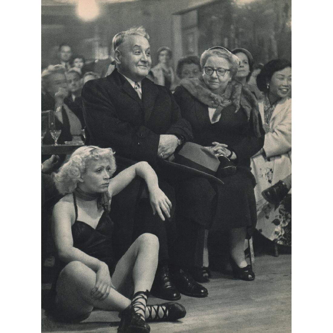 ROBERT DOISNEAU - Dancer, Le Petit Balcon: Artist: ROBERT DOISNEAU Print Title: Dancer, Le Petit Balcon Medium: Sheet-fed Gravure Printing Date: 1950's Printed in France Image Size: 7.5 x 10.5 inches Robert Doisneau (1912-1994) was a French ph