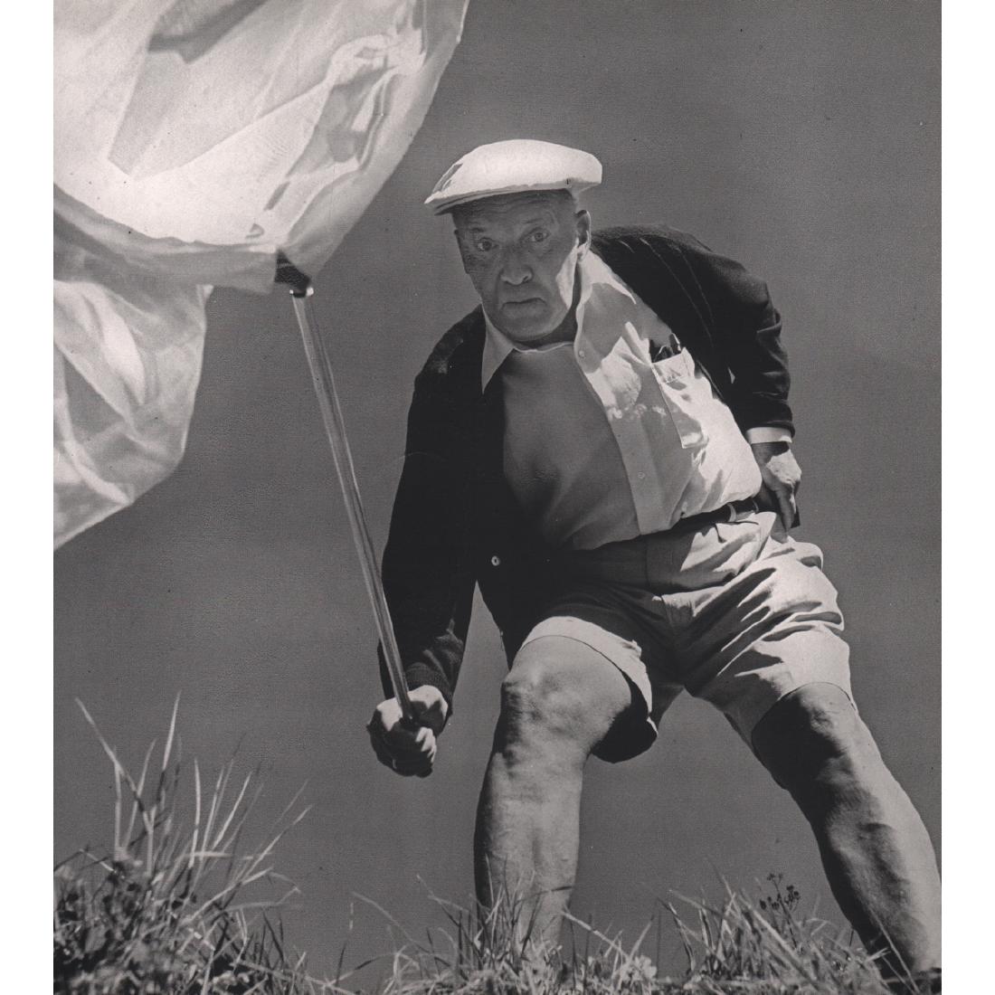 PHILIPPE HALSMAN - Vladimir Nabakov: Artist: PHILIPPE HALSMAN Print Title: Vladimir Nabakov, butterfly hunting Medium: Sheet-Fed Gravure Printed in 1970's Printed in Italy Image Size approx: 10 x 11 inches Philippe Halsman (1906-1979) wa