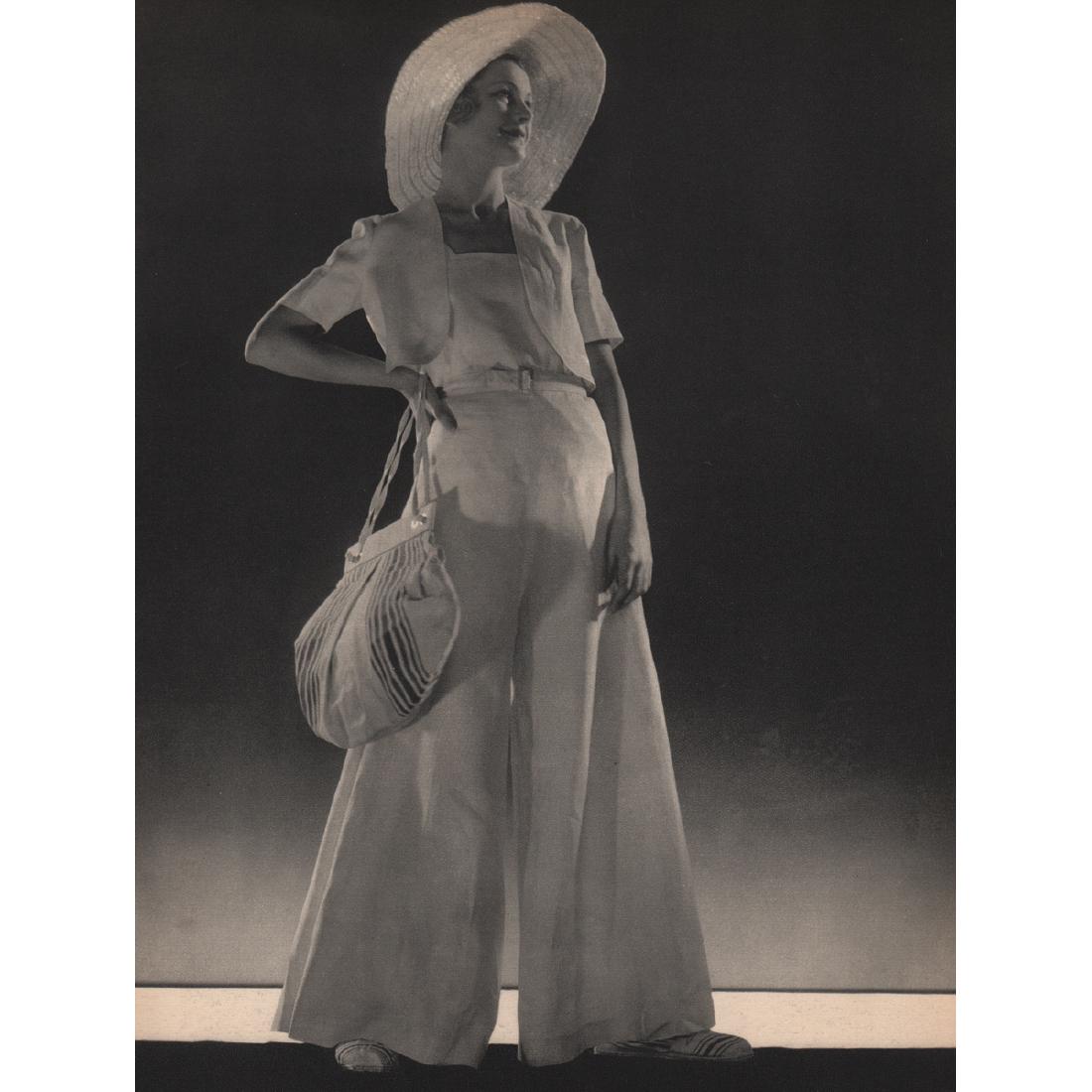 EDWARD STEICHEN - Fashion: Artist: EDWARD STEICHEN Print Title: Fashion Medium: Sheet-fed Gravure Printing Date: 1930's Printed in France Image Size approx: 8.5 x 11 inches Edward Jean Steichen (1879-1973) was a Luxembourg Amer