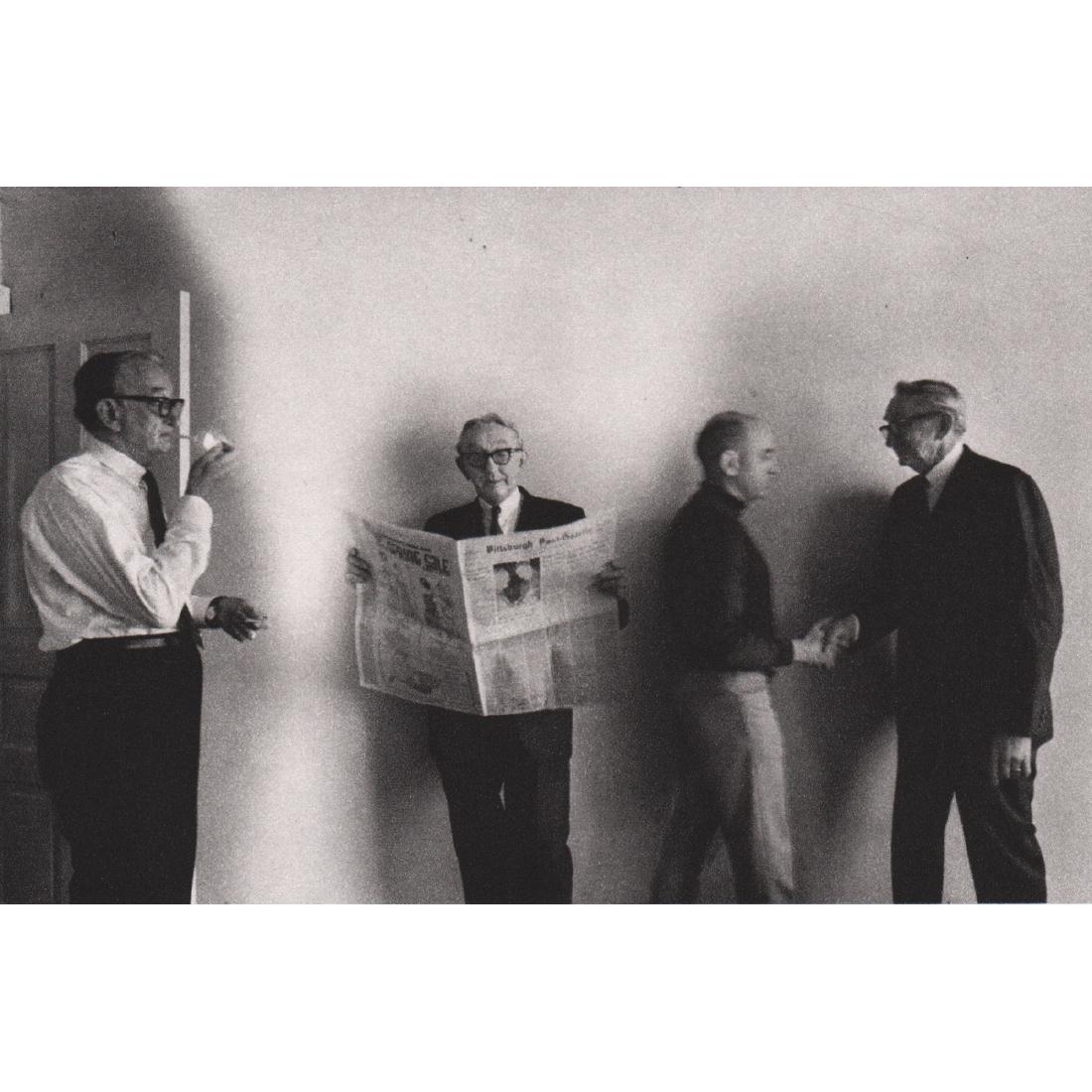 DUANE MICHALS - Portrait of my Father: Artist: DUANE MICHALS Print Title: Portrait of my Father Medium: Sheet-fed Gravure Printing date: 1990's Printed in Japan Image Size: 6.75 X 4.5 inches Duane Michals (b. 1932) is an American photograp