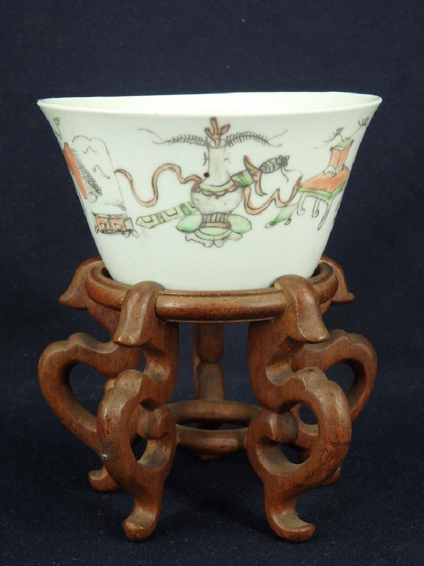 Antique Extra large hand painted famille-rose fortune (1 of 10)