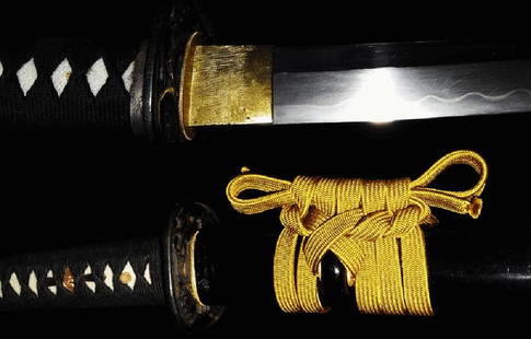 Sword Fukuda Sukemitsu Mighty Nihonto Katana sword: Item: Sword Fukuda Sukemitsu Mighty Nihonto Katana swordOrigin: SukemitsuDate: 1935Materials: SteelSize: 66.2 cm Nakago (cutting edge) whole length is 102 cm Sword Fukuda Sukemitsu Mighty Nihonto