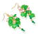 14K 'Cluster' Earrings with Imperial Jadeite Jade and - 4