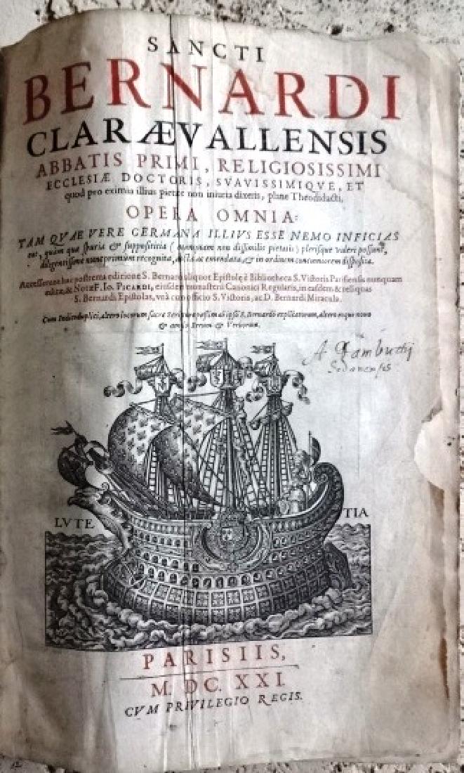1621 Sancti Bernardi Claraevallensis Abbatis Primi (1 of 6)