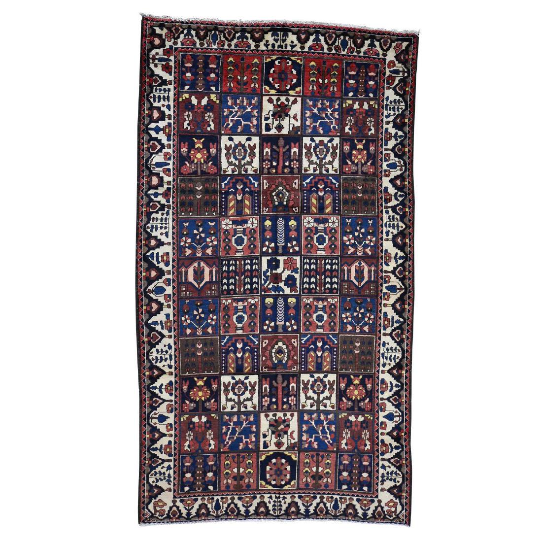 Bakhtiari Garden Design Hand-Knotted Semi Antique (1 of 10)