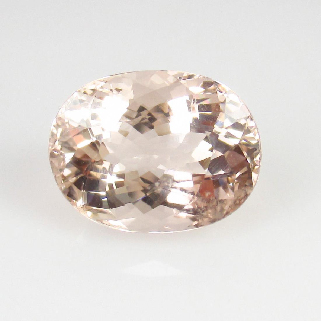 5.40 Ct Genuine Loose Top Class PEach Yellow Morganite: Title: 5.40 Ct Genuine Loose Top Class PEach Yellow Morganite High Quality Brand: Natural Morganite Oval Stone Clarity: VVS Gemstones: Morganite Carat Weights: 5.40 Size/Dimensions: 12.70 x 9.70 x 7.4