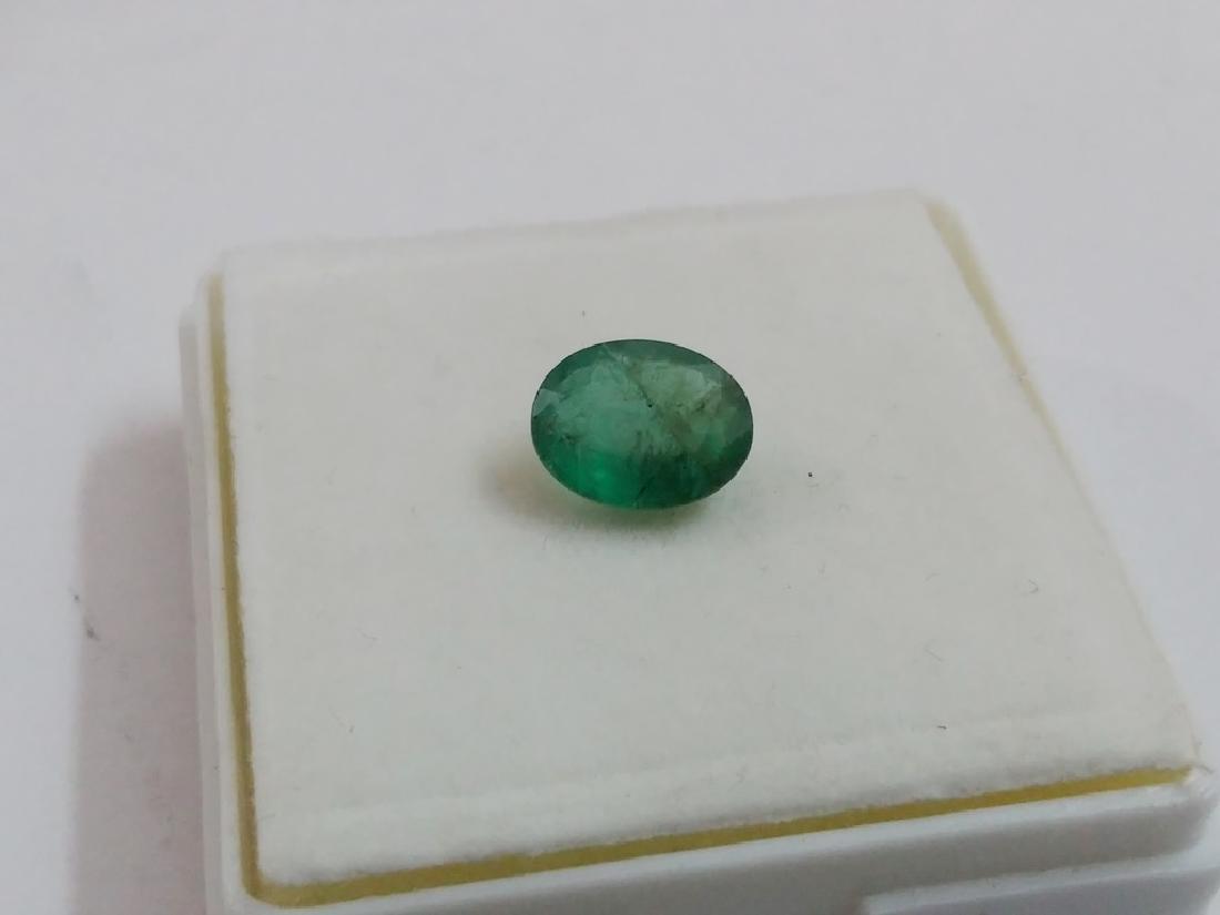 Natural Oval Colombian Emerald: Item: Natural Oval Colombian Emerald Gemstones: Emerald Carat Weights: 1.58 Size/Dimensions: 8 x 6 x 3 No of Pcs. : 1 Please note that this lot has a confidential reserve. When you leave a bid in adva