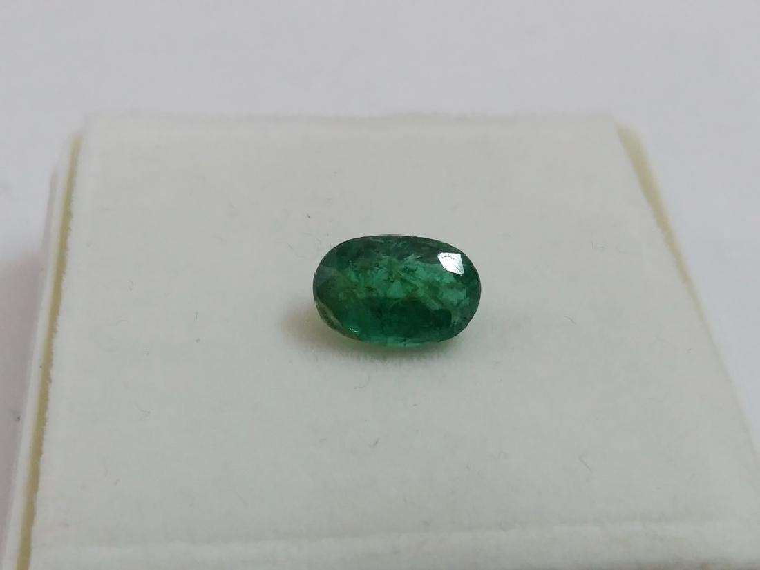 Natural Oval Colombian Emerald: Item: Natural Oval Colombian Emerald Gemstones: Emerald Carat Weights: 1.6 Size/Dimensions: 9 x 6 x 4 No of Pcs. : 1 Please note that this lot has a confidential reserve. When you leave a bid in advan