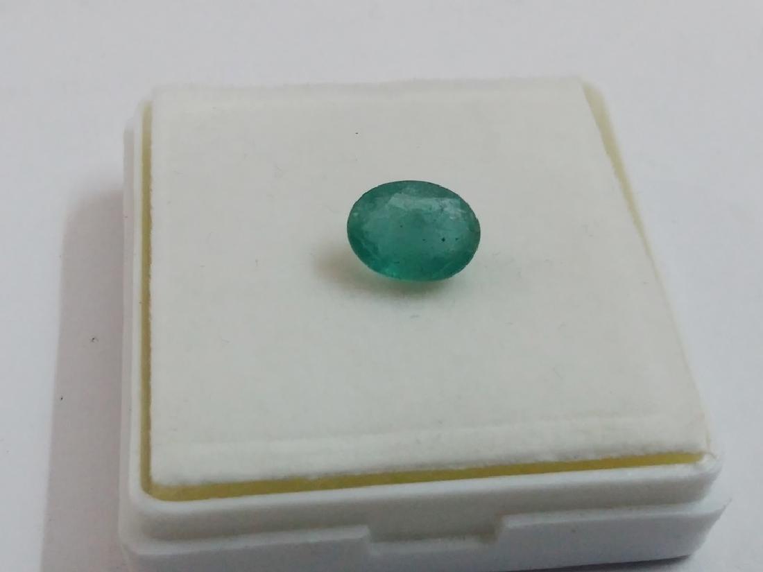 Natural Oval Colombian Emerald: Item: Natural Oval Colombian Emerald Gemstones: Emerald Carat Weights: 1.66 Size/Dimensions: 8 x 6 x 4 No of Pcs. : 1 Please note that this lot has a confidential reserve. When you leave a bid in adva