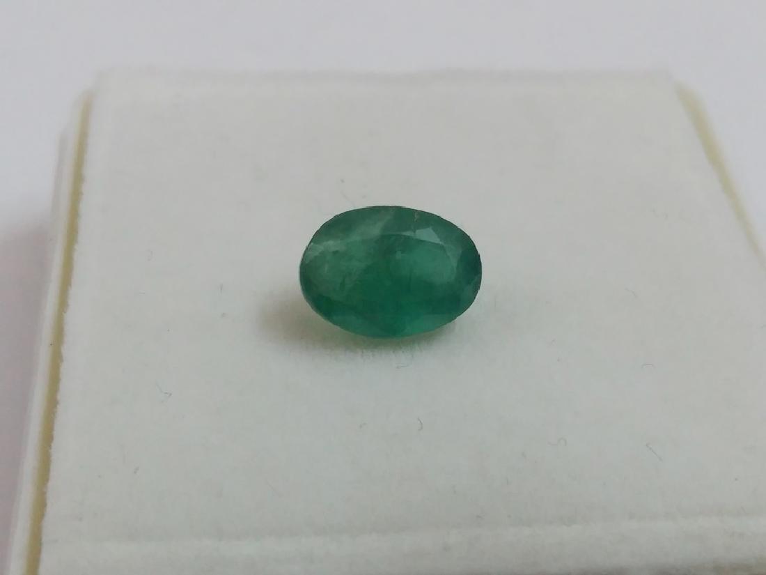 Natural Oval Colombian Emerald: Item: Natural Oval Colombian Emerald Gemstones: Emerald Carat Weights: 1.7 Size/Dimensions: 9 x 6 x 4 No of Pcs. : 1 Please note that this lot has a confidential reserve. When you leave a bid in advan
