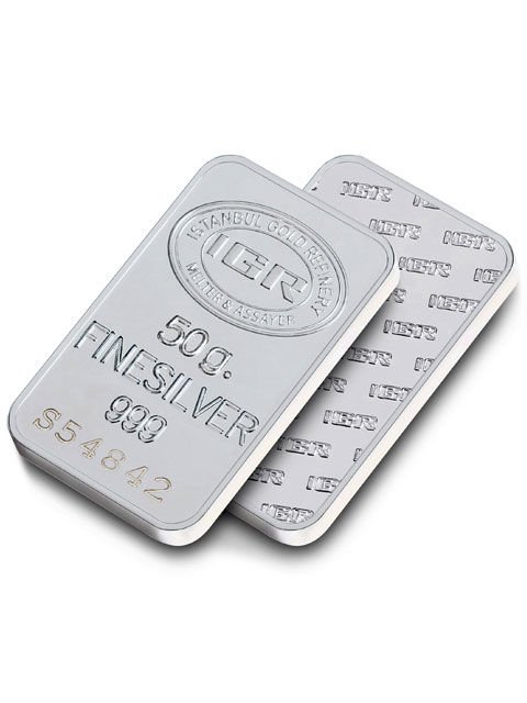 50g 999 Fine Silver Bullion Bar (1 of 5)