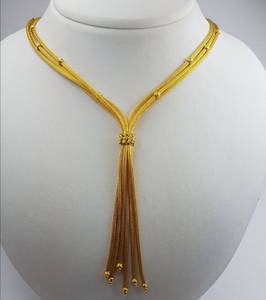 22 Ct Gold Tassel Necklace, Purity:916/1000