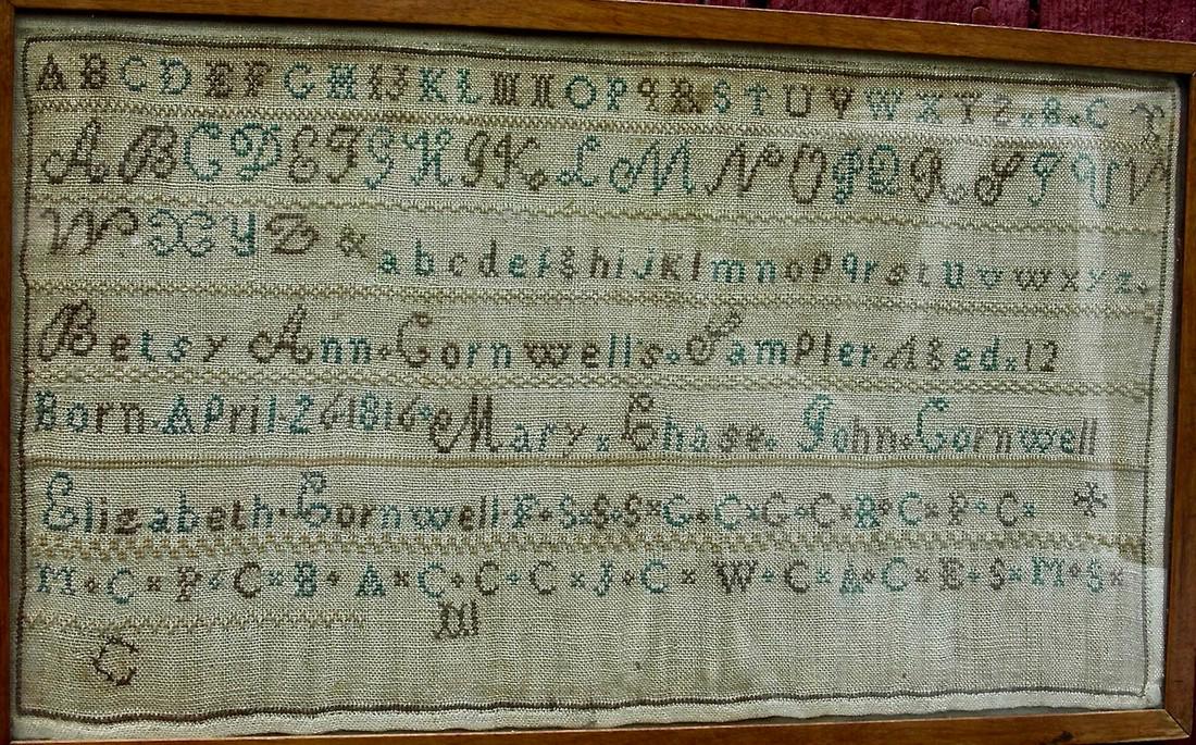 American Marking Sampler by Betsy Ann Cornwell (1 of 5)