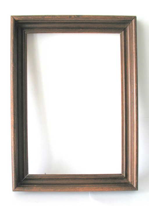 Walnut picture frame.
