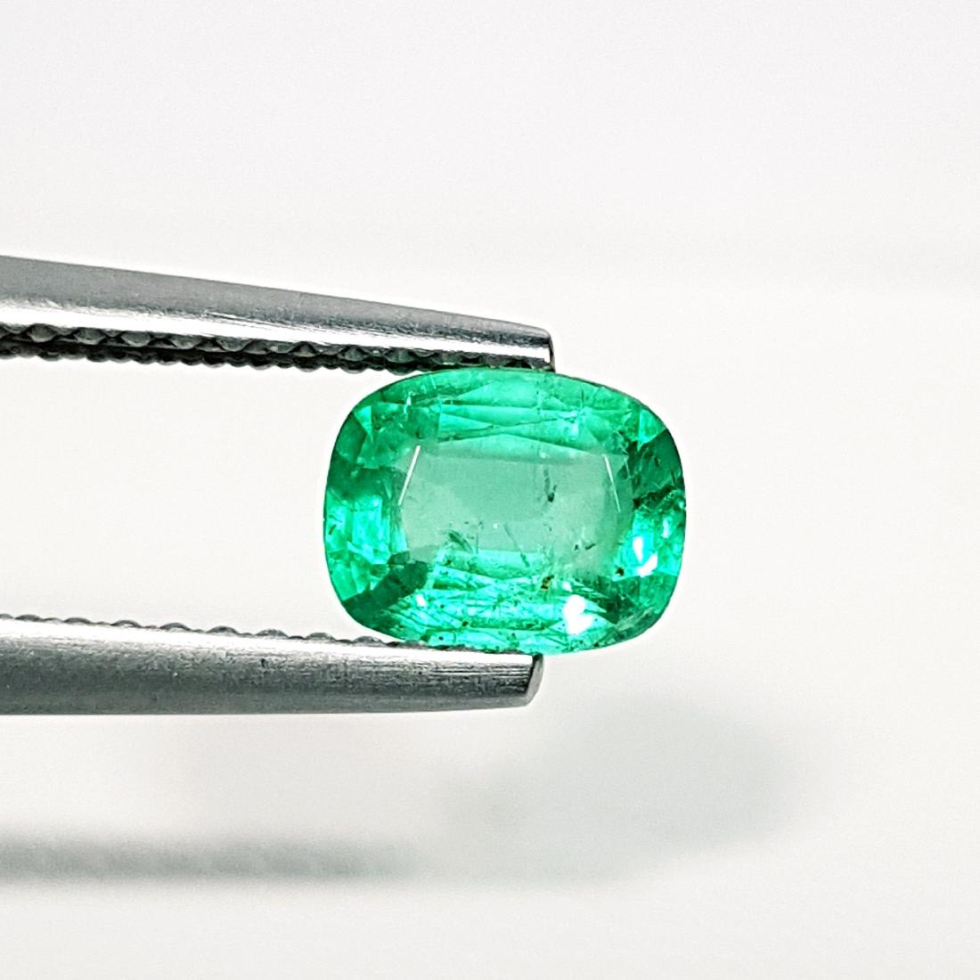 Marvelous Gem Cushion Cut Natural Emerald - 0.63 ct (1 of 4)