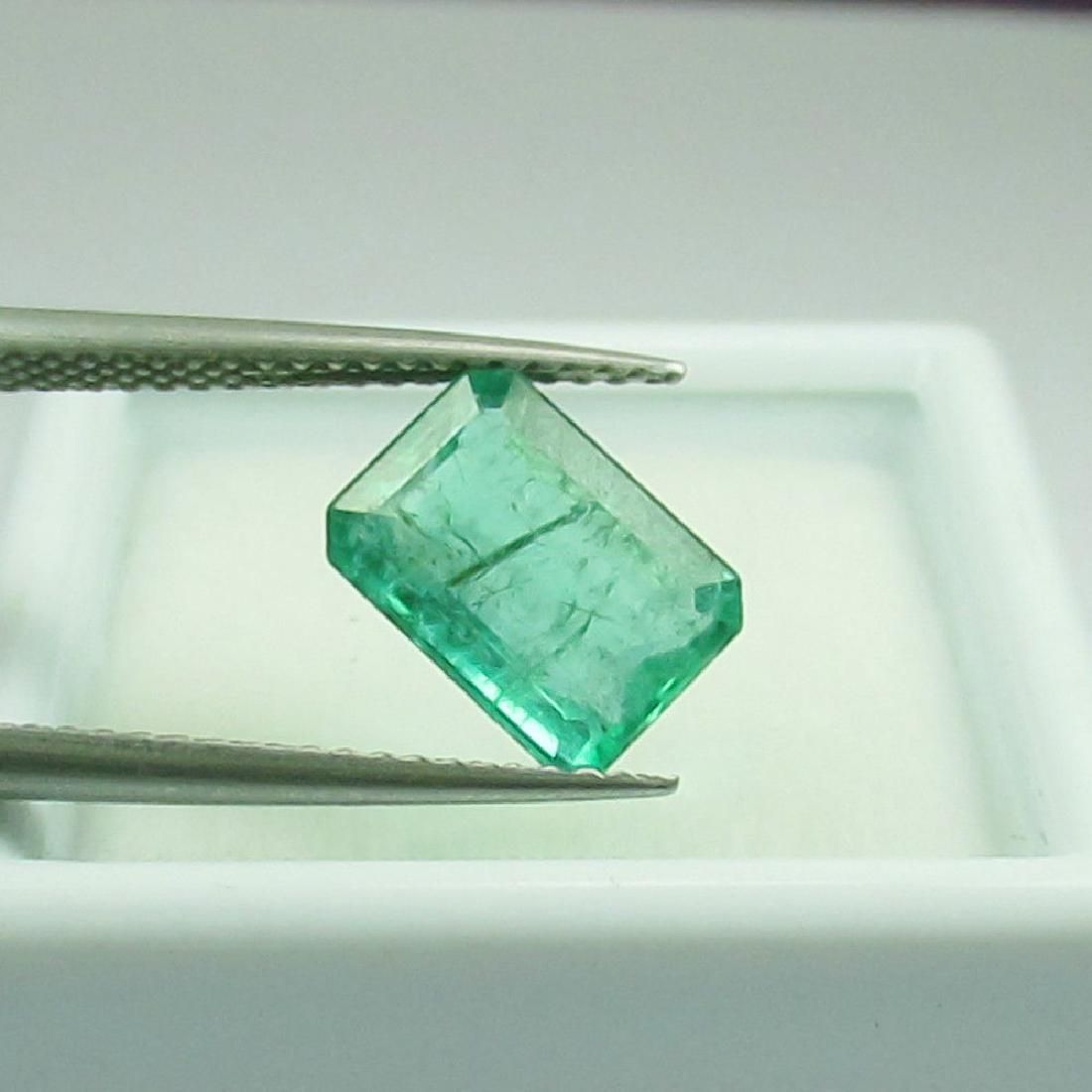 2.28 Ct Genuine Loose Zambian Emerald Top Class Luster (1 of 2)