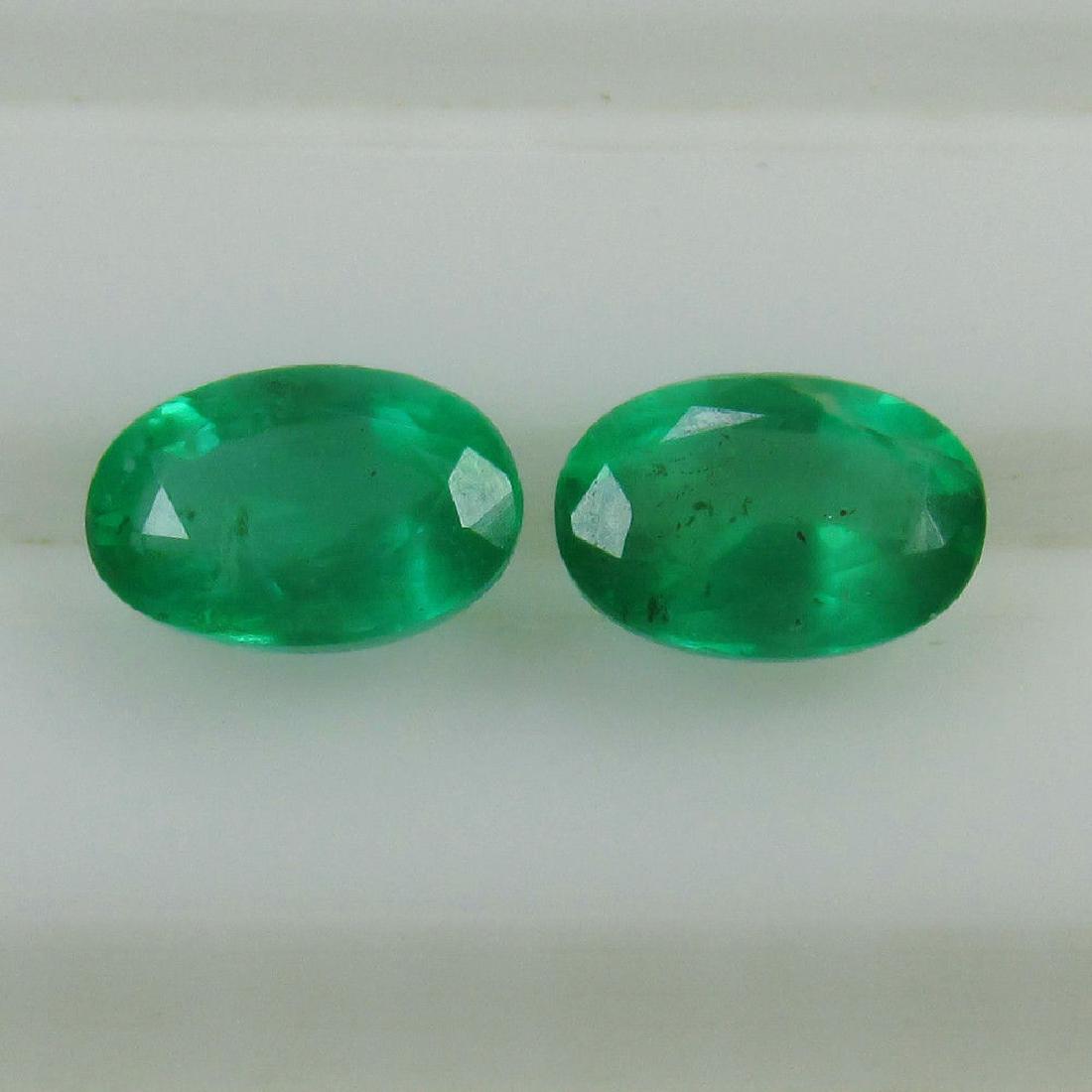 1.07 Ct Genuine Loose Zambian Emerald Nice Oval cut (1 of 2)