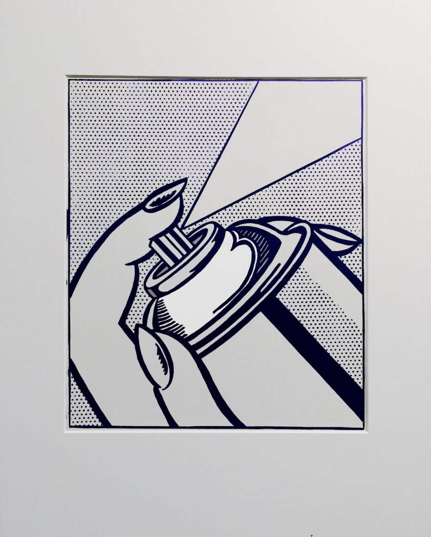 Roy Lichtenstein, (after). Lithograph Spraycan (1 of 1)