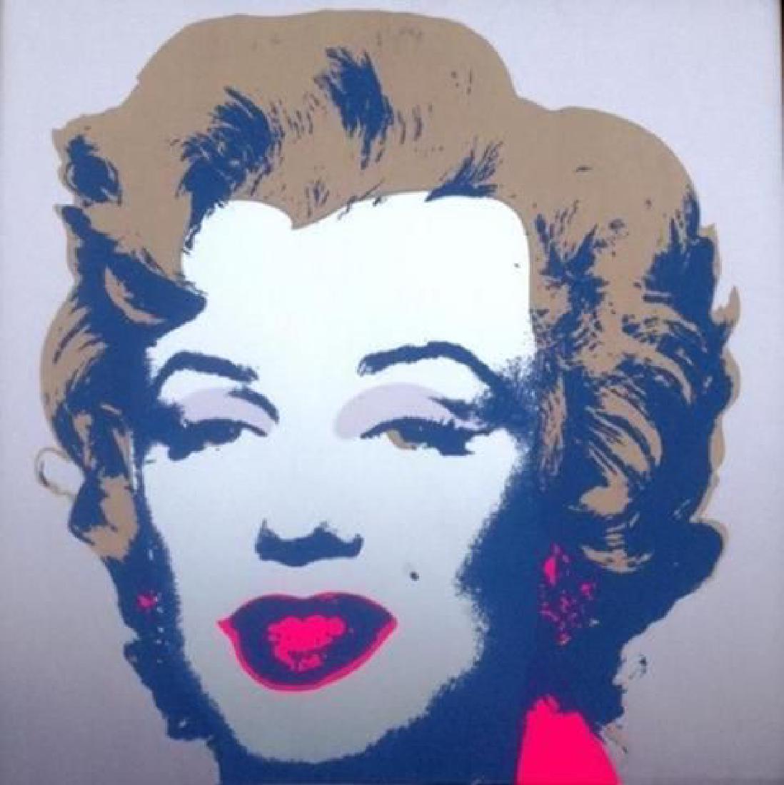Andy Warhol, (after). Silkscreen Marilyn8 (1 of 3)