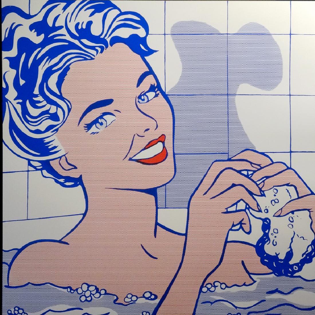 Roy Lichtenstein, (after) Silkscreen Woman in Bath (1 of 1)