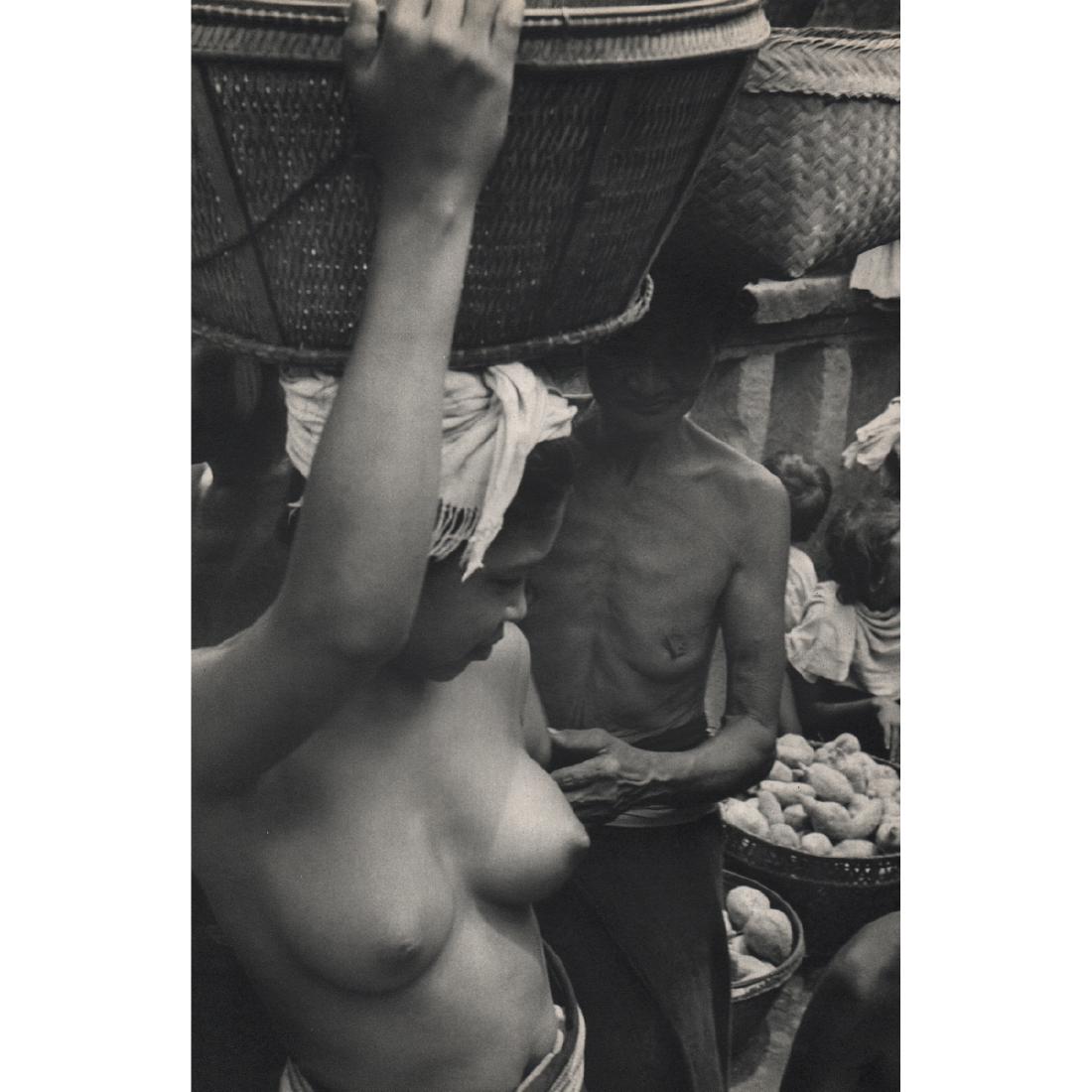 HENRI CARTIER-BRESSON - Bali, Indonesia, 1950: Artist: HENRI CARTIER-BRESSON Print Title: Bali, Indonesia, A village market, 1950 Medium: Sheet-fed Gravure Printing Date: 1950's Printed in France Image Size: 9 x 13 inches Henri Cartier-Bresson (19