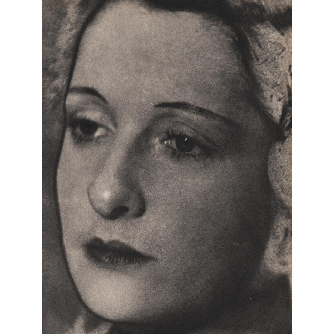 MAN RAY - Portrait: Artist: MAN RAY Print Title: Portrait Medium: Sheet-fed Gravure Printing Date: 1930's Printed in France Image size approx. 6.5 x 8.5 inches Man Ray, original name Emmanuel Radnitzky, was born on Augus