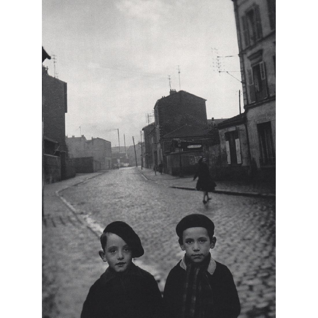 LOUIS STETTNER - Aubervilliers, France, 1949: Artist: LOUIS STETTNER Print Title: Aubervilliers, France, 1949 Medium: Sheet-fed Gravure Printing Date: 1970's Printed: Switzerland Image Size: 7.5 X 10 inches Louis Stettner (1922-2016) was an Ameri