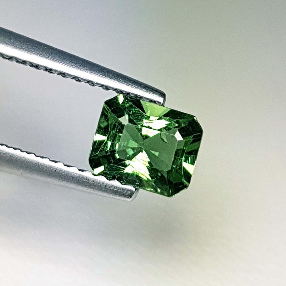 Natural Green Apatite - 0.74 ct: Item: Natural Green Apatite - 0.74 ct Color/Clarity: VVS Loose gemstone Carat Weight: 0.74 Size (mm): 6.15 x 5.00 x 3.20 Emerald - Madagascar No Reserve: This lot starts at $1 and has no reserve as a 